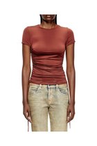 【ディーゼル/DIESEL】のウィメンズ 半袖トップ T-REY 人気、トレンドファッション・服の通販 founy(ファニー) ファッション Fashion レディースファッション Fashion for Women トップス・カットソー Cut & Sew Tops グラデーション Gradient, Ombre グリッター Glitter, Sparkle シンプル Simple, Minimal ドローストリング Drawstring, Pull Cord ボトム Bottoms, Lower Wear ラグジュアリー Luxury, Elegant 半袖 Short Sleeve, Half Sleeve thumbnail ブラウン|ID: prp329100004869066 ipo3291000000036283751