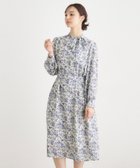 【ローラアシュレイ/LAURA ASHLEY】の【WEB限定/ネックリボン取外し可/M_LL 3サイズ】エヴァリンガム メドウ スプレイ柄ワンピース 人気、トレンドファッション・服の通販 founy(ファニー) ファッション Fashion レディースファッション Fashion for Women ワンピース Dresses カーディガン Cardigan, Knitwear シフォン Chiffon, Lightweight Fabric ジャケット Jacket, Outerwear スタンド Stand Collar, Upright Stand スマート Smart, Elegant セレモニー Ceremony プリント Print, Printed Pattern ポケット Pocket, Pocket Detail リボン Ribbon, Bow エレガント 上品 Elegant 夏 Summer thumbnail パープル|ID: prp329100004869111 ipo3291000000036284635