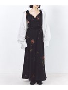 【スナイデル/SNIDEL】のレーストリムプリントキャミワンピース 人気、トレンドファッション・服の通販 founy(ファニー) ファッション Fashion レディースファッション Fashion for Women ワンピース Dresses キャミソールワンピース Camisole Dresses イエロー Yellow ウェーブ Wavy Pattern 春 Spring カーディガン Cardigan, Knitwear サテン Satin, Glossy Fabric シャーリング Shirring, Ruched ジャケット Jacket, Outerwear ストレート Straight, Straight Cut スマート Smart, Elegant とろみ Fluid, Flowy Fabric フィット Fit, Slim Fit フレア Flare, Flared ラップ Wrap, Wrap Design レース Lace, Lace Fabric ロマンティック Romantic, Feminine Style ロング Long, Long-Length おすすめ Recommended / Our Picks thumbnail BLK[009]|ID: prp329100004869115 ipo3291000000036284670