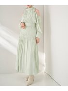 【スナイデル/SNIDEL】のコールドショルダーロングワンピース 人気、トレンドファッション・服の通販 founy(ファニー) ファッション Fashion レディースファッション Fashion for Women ワンピース Dresses ウェーブ Wavy Pattern エレガント 上品 Elegant カフス Cuff Design ギャザー Gathered, Ruffled シャーリング Shirring, Ruched スマート Smart, Elegant スリーブ Sleeve, Long Sleeve / Short Sleeve ドレープ Drape, Draping Fabric 人気 Popular, Best Seller ハイネック High Neck, Mock Neck プリーツ Pleats, Pleated 無地 Plain, Solid Color おすすめ Recommended / Our Picks thumbnail MNT[021]|ID: prp329100004869118 ipo3291000000036284700