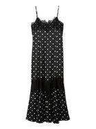 【フレイ アイディー/FRAY I.D】のレーストリムマーメイドワンピース 人気、トレンドファッション・服の通販 founy(ファニー) ファッション Fashion レディースファッション Fashion for Women ワンピース Dresses コンパクト Compact, Small Size サテン Satin, Glossy Fabric シアー Sheer, See-Through ジャケット Jacket, Outerwear スマート Smart, Elegant チュール Tulip, Tulip Motif デニム Denim, Jeans Material ドット Polka Dot, Dot Pattern プリント Print, Printed Pattern マーメイド Mermaid, Fishtail Silhouette レース Lace, Lace Fabric thumbnail BLK[009]|ID: prp329100004869119 ipo3291000000036284713