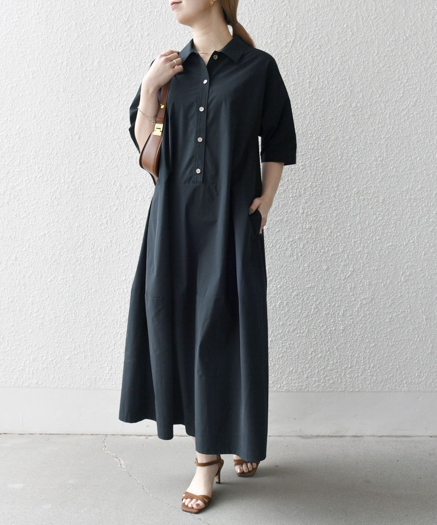 【シップス フォー ウィメン/SHIPS】のSHIPS any 洗濯機可能 タイプライター ボリューム シャツ ワンピース インテリア・キッズ・メンズ・レディースファッション・服の通販 founy(ファニー) 　ファッション　Fashion　レディースファッション　Fashion for Women　ワンピース　Dresses　シャツワンピース / 1枚で着映えコーデ　Shirt Dresses　春　Spring　洗える　Machine Washable　キャップ　Cap, Baseball Cap　スニーカー　Sneakers, Trainers　タイプライター　Typewriter Fabric, Crisp Cotton　ダウン　Down, Puffer　デニム　Denim, Jeans Material　人気　Popular, Best Seller　バランス　Balance, Style Balance　S/S・春夏　SS, Spring/Summer, Warm Season　おすすめ　Recommended / Our Picks　夏　Summer　2025年　2025　2025春夏・S/S　Spring/Summer 2025 SS25　ブラック|ID: prp329100004869121 ipo3291000000036284733