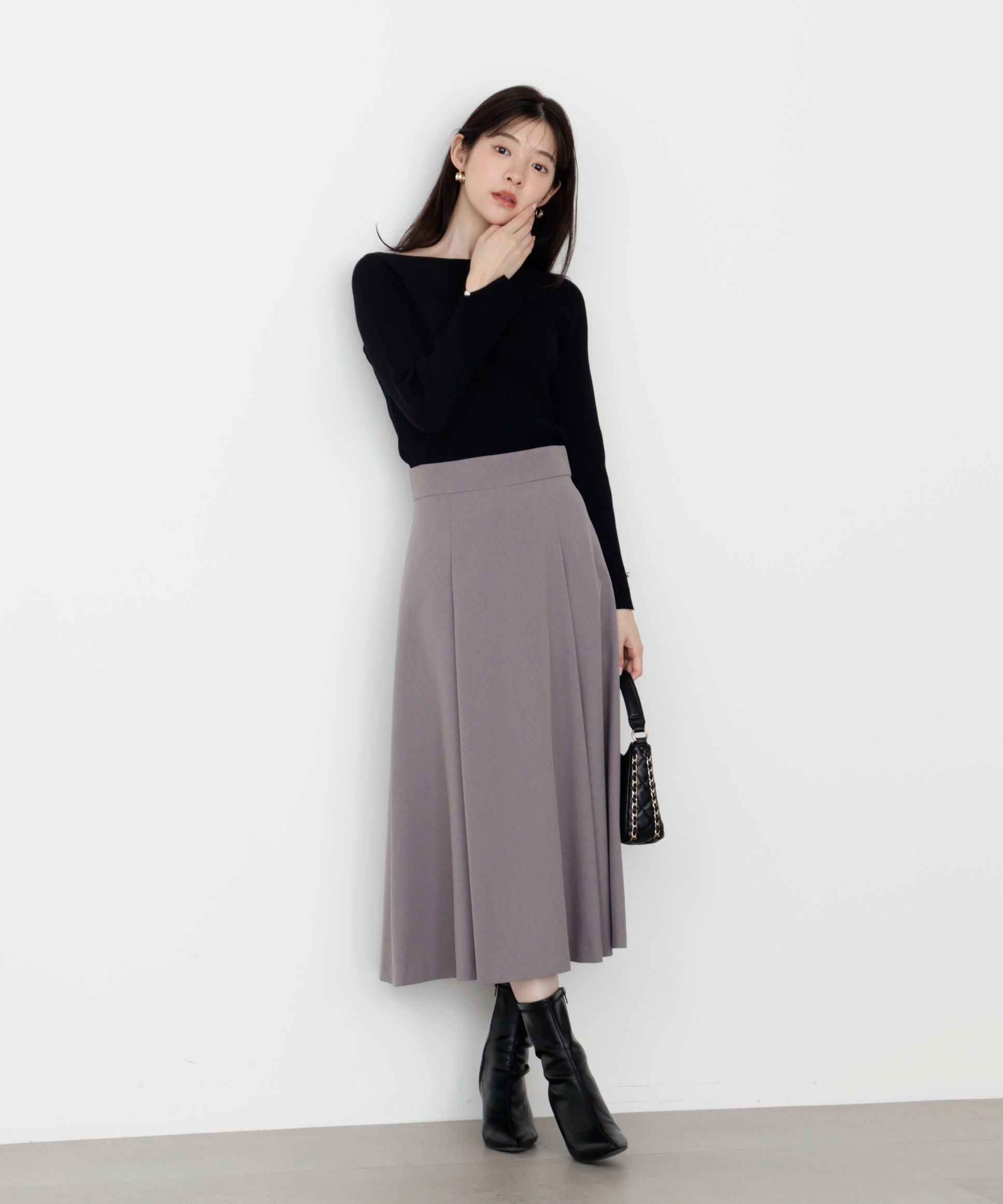 【プロポーション ボディドレッシング/PROPORTION BODY DRESSING】のオータムフレアスカート 25AW 人気、トレンドファッション・服の通販 founy(ファニー) 　ファッション　Fashion　レディースファッション　Fashion for Women　スカート　Skirts　Aライン・フレアスカート　A-Line & Flared Skirts　2025年　2025　2025-2026秋冬・A/W　Autumn/Winter 2025–26 AW25–26　 other-1|ID: prp329100004869129 ipo3291000000036284831