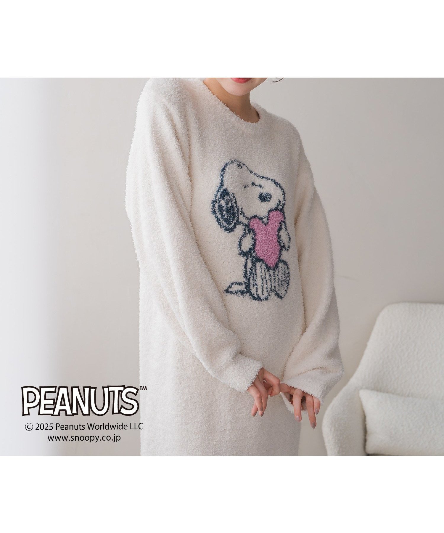 【ミッシュマッシュ/MISCH MASCH】のMM548901 PEANUTSデザインルームウェアワンピース 人気、トレンドファッション・服の通販 founy(ファニー) 　ファッション　Fashion　レディースファッション　Fashion for Women　ワンピース　Dresses　お家時間・ステイホーム　Stay Home / At Home　グラフィック　Graphic, Graphic Design　フロント　Front, Front Design　リラックス　Relax, Relaxed Fit　 other-1|ID: prp329100004869135 ipo3291000000036284892