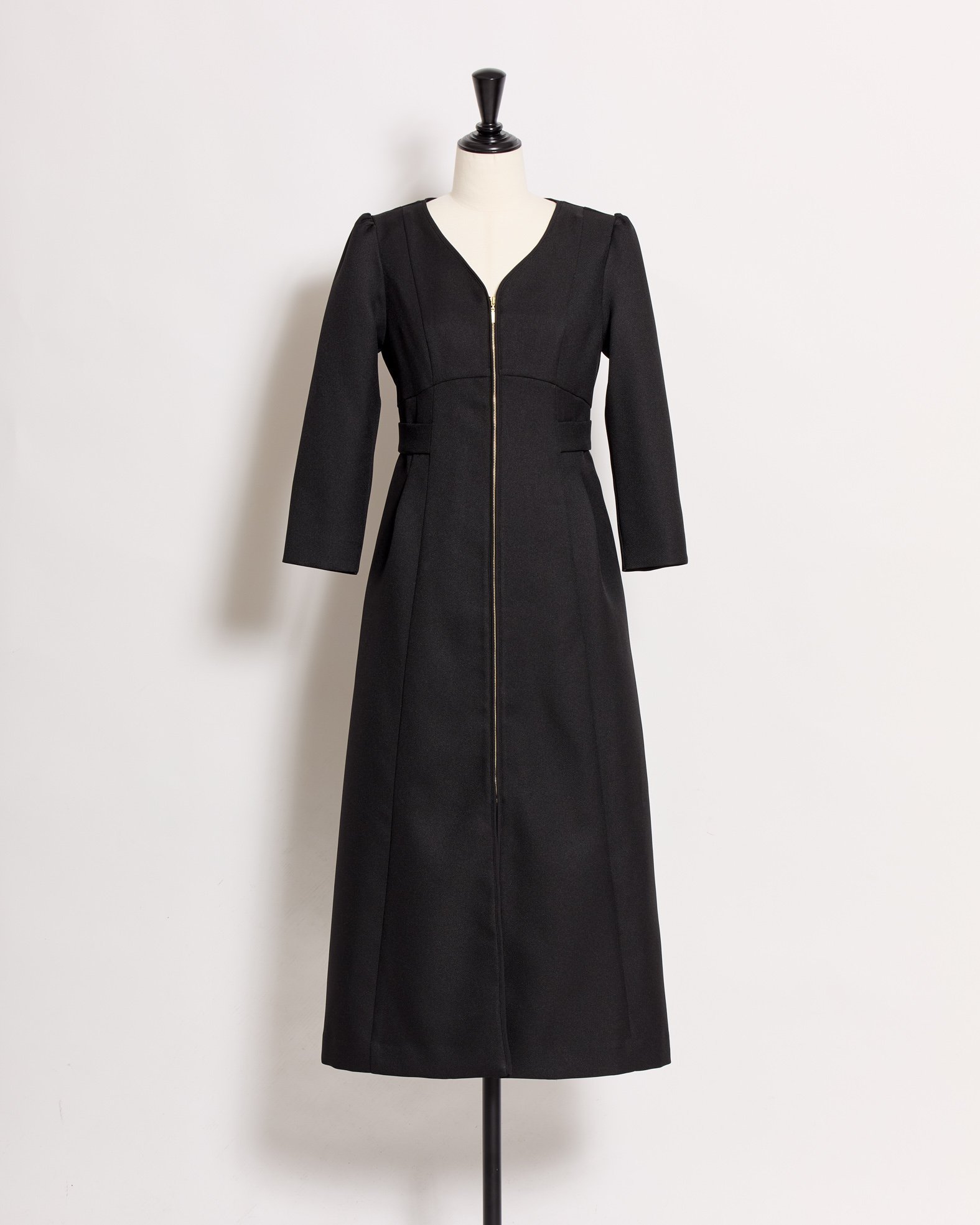 【ノエラ/Noela】のフロントファスナーパイピングワンピース 人気、トレンドファッション・服の通販 founy(ファニー) 　ファッション　Fashion　レディースファッション　Fashion for Women　ワンピース　Dresses　ジャケット　Jacket, Outerwear　ツイル　Twist, Twisted Detail　パイピング　Piping, Trim Design　フロント　Front, Front Design　ポケット　Pocket, Pocket Detail　エレガント 上品　Elegant　 other-1|ID: prp329100004869151 ipo3291000000036285102