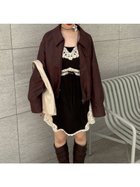 【リリーブラウン/Lily Brown】のヴィンテージスリップサテンミニワンピース 人気、トレンドファッション・服の通販 founy(ファニー) ファッション Fashion レディースファッション Fashion for Women ワンピース Dresses おすすめ Recommended / Our Picks キャミワンピース Cami Dress, Slip Dress クラシカル Classical, Vintage-Inspired サテン Satin, Glossy Fabric スマート Smart, Elegant デニム Denim, Jeans Material トレンド Trend, Trending Now ピーチ Peach, Soft Touch フェミニン Feminine, Girly リボン Ribbon, Bow レース Lace, Lace Fabric エレガント 上品 Elegant 今季 This Season, Current Season thumbnail BLK[009]|ID: prp329100004869153 ipo3291000000036285147