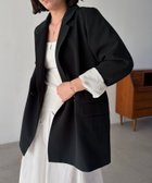 【カプリシューレマージュ/CAPRICIEUX LEMAGE】の【再販・サイズ展開あり・WEB限定カラー/グレージュ】Wテーラージャケット 人気、トレンドファッション・服の通販 founy(ファニー) ファッション Fashion レディースファッション Fashion for Women アウター Coat / Outerwear Collection レディースジャケット・軽アウター Jackets おすすめ Recommended / Our Picks キャミワンピース Cami Dress, Slip Dress ジャケット Jacket, Outerwear ストレート Straight, Straight Cut スラックス Slacks, Dress Pants スリット Slit, Slit Detail デニム Denim, Jeans Material バランス Balance, Style Balance ポケット Pocket, Pocket Detail マキシ Maxi, Full Length レース Lace, Lace Fabric 人気 Popular, Best Seller 切替 Switching, Contrast Panel thumbnail ブラック|ID: prp329100004869469 ipo3291000000036290612