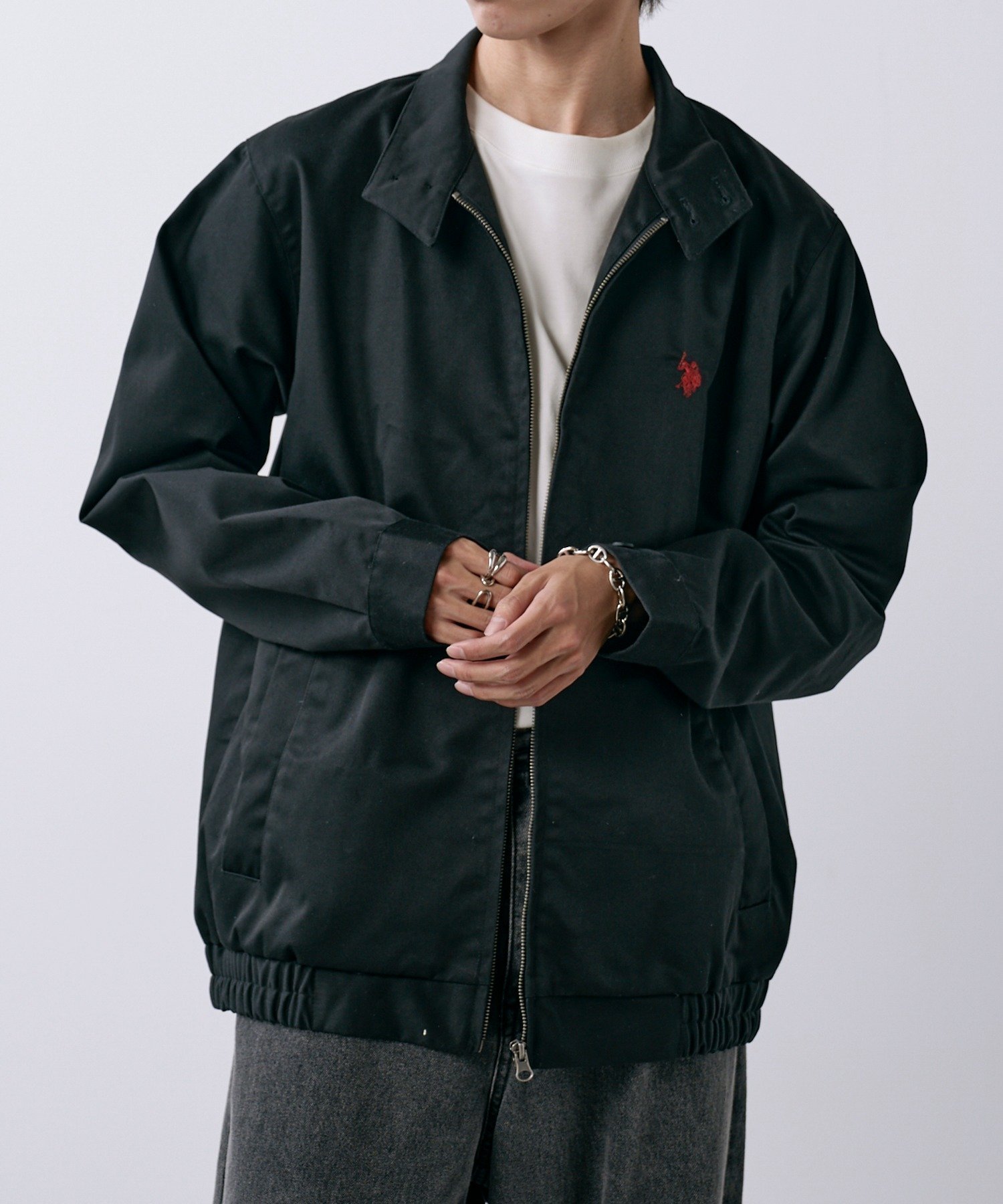 【セットアップセブン/SETUP7】のU.S. POLO ASSN./90 s ヘビーツイルジャケット/スイングトップ ポロ インテリア・キッズ・メンズ・レディースファッション・服の通販 founy(ファニー) 　ファッション　Fashion　レディースファッション　Fashion for Women　アウター　Coat / Outerwear Collection　レディースジャケット・軽アウター　Jackets　ヴィンテージ　Vintage Style　厚底　Platform Shoes　コンパクト　Compact, Small Size　ショート　Short, Short Length　ジャケット　Jacket, Outerwear　スウェット / スエット　Sweatshirt, Sweatwear　スキニー　Skinny, Slim Fit　スペシャル　Special, Limited Edition　スポーツ　Sports, Activewear　スラックス　Slacks, Dress Pants　タートルネック　Turtleneck, High Neck　デニム　Denim, Jeans Material　トレンド　Trend, Trending Now　トレーナー　Sweatshirt, Trainer　定番　Standard, Basic Item　バランス　Balance, Style Balance　パーカー　Hoodie, Parka　ビッグ　Big, Oversized　フィット　Fit, Slim Fit　モックネック　Mock Neck, Short Turtleneck　リラックス　Relax, Relaxed Fit　ワイド　Wide, Wide Fit　冬　Winter / This Winter　再入荷　Restock / Back in Stock　おすすめ　Recommended / Our Picks　エレガント 上品　Elegant　BLK|ID: prp329100004869470 ipo3291000000036290629