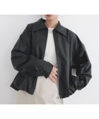 【リアン/Lian】のフェイクレザーバルーンジャケット 人気、トレンドファッション・服の通販 founy(ファニー) ファッション Fashion レディースファッション Fashion for Women アウター Coat / Outerwear Collection レディースジャケット・軽アウター Jackets ミドル Middle Length, Mid Height thumbnail ブラック|ID: prp329100004869471 ipo3291000000036290662