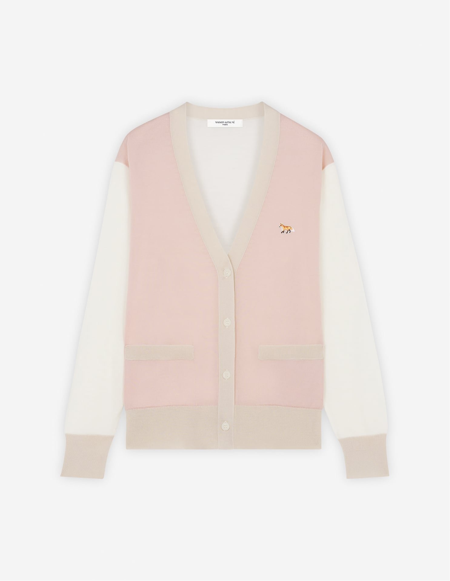 【メゾンキツネ アーカイブス/MAISON KITSUNE ARCHIVES】の【公式】Maison Kitsune BABY FOX PATCH REGULAR CARDIGAN 人気、トレンドファッション・服の通販 founy(ファニー) 　ファッション　Fashion　レディースファッション　Fashion for Women　トップス・カットソー　Cut & Sew Tops　カーディガン・羽織り　Layered Style Cardigans　カーディガン　Cardigan, Knitwear　長袖　Long Sleeve, Full Sleeve　パッチ　Patch, Appliqué　フロント　Front, Front Design　ブロック　Block, Solid Block Pattern　ポケット　Pocket, Pocket Detail　 other-1|ID: prp329100004869485 ipo3291000000036290939