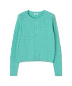 【トゥモローランド/TOMORROWLAND】のギザケーブル クルーネックカーディガン 人気、トレンドファッション・服の通販 founy(ファニー) ファッション Fashion レディースファッション Fashion for Women トップス・カットソー Cut & Sew Tops カーディガン・羽織り Layered Style Cardigans インナー Innerwear カーディガン Cardigan, Knitwear コンパクト Compact, Small Size シルケット Silket, Silky Cotton ジャケット Jacket, Outerwear スリーブ Sleeve, Long Sleeve / Short Sleeve フロント Front, Front Design ロング Long, Long-Length エレガント 上品 Elegant 定番 Standard, Basic Item thumbnail 55 ミントグリーン|ID: prp329100004869487 ipo3291000000036291024