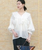 【アーバンリサーチ/URBAN RESEARCH】の『一部WEB限定カラー』コットンボイルラッフルブラウス 人気、トレンドファッション・服の通販 founy(ファニー) ファッション Fashion レディースファッション Fashion for Women トップス・カットソー Cut & Sew Tops シャツ・ブラウス・オフィスカジュアル Elegant Blouses & Button-Ups インド Indian Textile 春 Spring ギャザー Gathered, Ruffled シアー Sheer, See-Through スラックス Slacks, Dress Pants デコルテ Décolleté, Neckline デニム Denim, Jeans Material フリル Frill, Ruffle ミックス Mix, Mixed Style レース Lace, Lace Fabric ワイド Wide, Wide Fit S/S・春夏 SS, Spring/Summer, Warm Season おすすめ Recommended / Our Picks 夏 Summer 2026年 2026 thumbnail オフホワイト|ID: prp329100004869488 ipo3291000000036291050