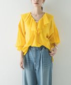 【アーバンリサーチ/URBAN RESEARCH】の『一部WEB限定カラー』コットンボイルラッフルブラウス 人気、トレンドファッション・服の通販 founy(ファニー) ファッション Fashion レディースファッション Fashion for Women トップス・カットソー Cut & Sew Tops シャツ・ブラウス・オフィスカジュアル Elegant Blouses & Button-Ups インド Indian Textile 春 Spring ギャザー Gathered, Ruffled シアー Sheer, See-Through スラックス Slacks, Dress Pants デコルテ Décolleté, Neckline デニム Denim, Jeans Material フリル Frill, Ruffle ミックス Mix, Mixed Style レース Lace, Lace Fabric ワイド Wide, Wide Fit S/S・春夏 SS, Spring/Summer, Warm Season おすすめ Recommended / Our Picks 夏 Summer 2026年 2026 thumbnail イエロー|ID: prp329100004869488 ipo3291000000036291055