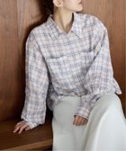 【イエナ/IENA】の《新色/追加》シャーリングチェックショートシャツ 人気、トレンドファッション・服の通販 founy(ファニー) ファッション Fashion レディースファッション Fashion for Women トップス・カットソー Cut & Sew Tops シャツ・ブラウス・オフィスカジュアル Elegant Blouses & Button-Ups 2026年 2026 ショート Short, Short Length チュール Tulip, Tulip Motif バランス Balance, Style Balance レース Lace, Lace Fabric ヴィンテージ Vintage Style 春 Spring thumbnail ブルー A|ID: prp329100004869500 ipo3291000000036291281