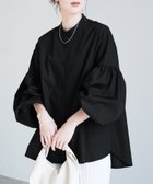 【レカ/reca】のボリューム袖マオカラーシャツ(y4439) オフィス オケージョン 結婚式 reca レカ 人気、トレンドファッション・服の通販 founy(ファニー) ファッション Fashion レディースファッション Fashion for Women トップス・カットソー Cut & Sew Tops シャツ・ブラウス・オフィスカジュアル Elegant Blouses & Button-Ups おすすめ Recommended / Our Picks オケージョン Occasion Wear デニム Denim, Jeans Material トレンド Trend, Trending Now ベスト Vest, Waistcoat リラックス Relax, Relaxed Fit ワイド Wide, Wide Fit 結婚式 Wedding thumbnail ブラック|ID: prp329100004869509 ipo3291000000036291563