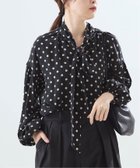 【ジャーナルスタンダード レサージュ/journal standard L'essage】の《追加》IPEKERドット フラワー/シアーボウタイブラウス 人気、トレンドファッション・服の通販 founy(ファニー) ファッション Fashion レディースファッション Fashion for Women トップス・カットソー Cut & Sew Tops シャツ・ブラウス・オフィスカジュアル Elegant Blouses & Button-Ups 2026年 2026 おすすめ Recommended / Our Picks キュプラ Cupro, Eco Fabric スラックス Slacks, Dress Pants ドット Polka Dot, Dot Pattern フラワー Flower, Floral 春 Spring thumbnail ブラック B|ID: prp329100004869514 ipo3291000000036291752