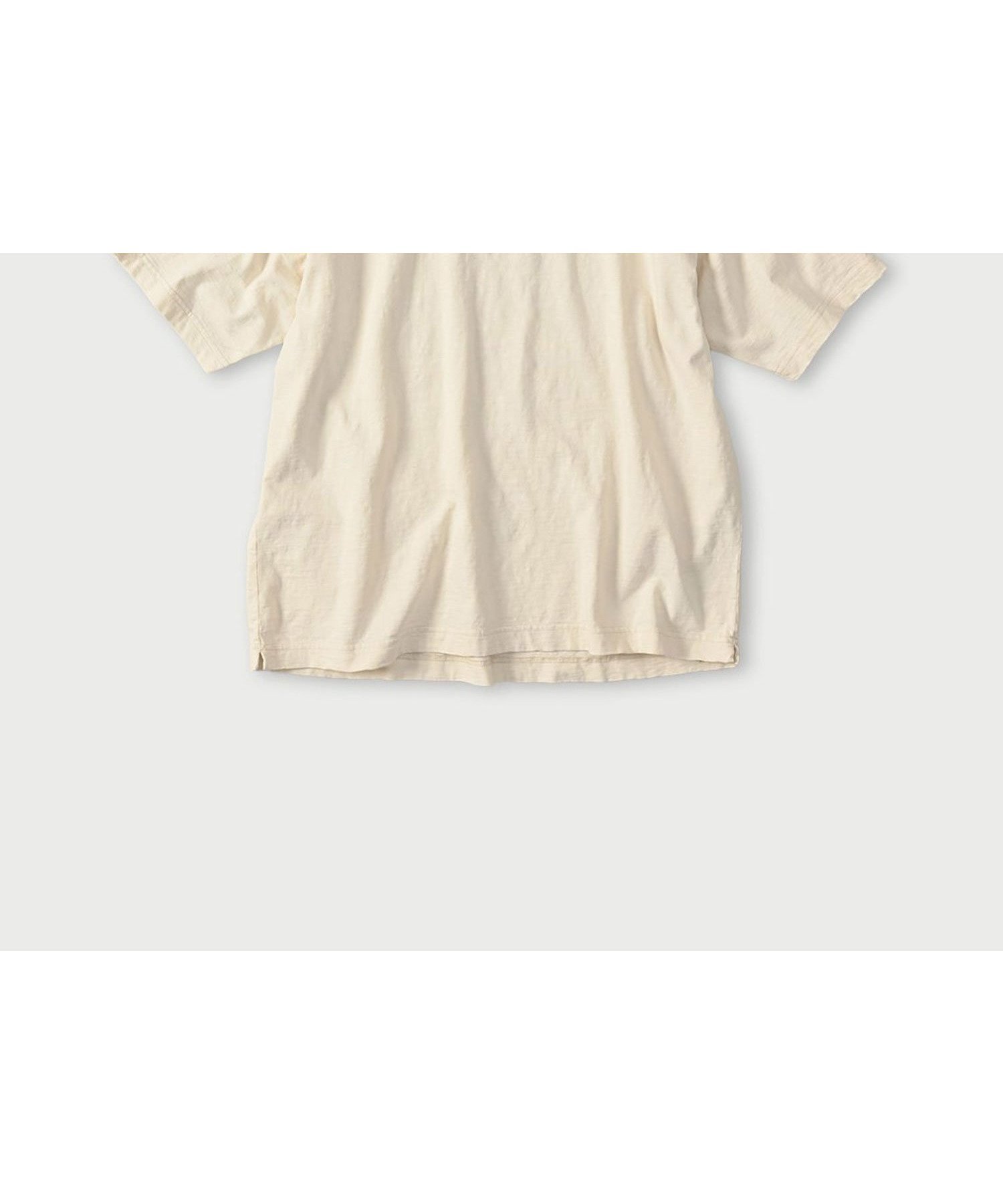 【フォーティファイブ アール/45R】の天竺の908オーシャンTシャツ インテリア・キッズ・メンズ・レディースファッション・服の通販 founy(ファニー) 　ファッション　Fashion　レディースファッション　Fashion for Women　トップス・カットソー　Cut & Sew Tops　シャツ・ブラウス・オフィスカジュアル　Elegant Blouses & Button-Ups　ロングTシャツ・Tシャツ　Longline T-Shirts & Tees　ポケット　Pocket, Pocket Detail　半袖　Short Sleeve, Half Sleeve　生成|ID: prp329100004869525 ipo3291000000036292141