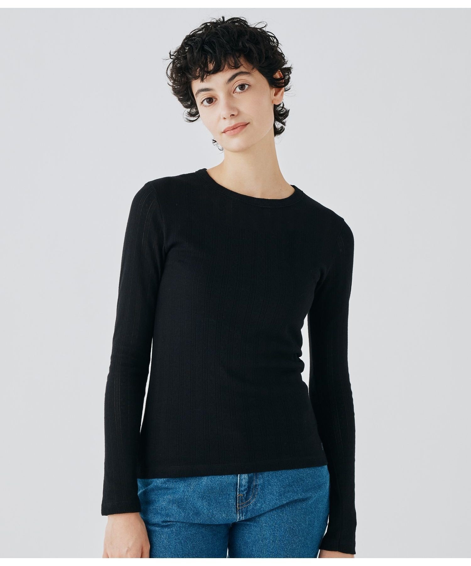 【プチバトー/PETIT BATEAU】の長袖Tシャツ インテリア・キッズ・メンズ・レディースファッション・服の通販 founy(ファニー) 　ファッション　Fashion　レディースファッション　Fashion for Women　トップス・カットソー　Cut & Sew Tops　シャツ・ブラウス・オフィスカジュアル　Elegant Blouses & Button-Ups　ロングTシャツ・Tシャツ　Longline T-Shirts & Tees　おすすめ　Recommended / Our Picks　フィット　Fit, Slim Fit　長袖　Long Sleeve, Full Sleeve　ブラック|ID: prp329100004869534 ipo3291000000036292470