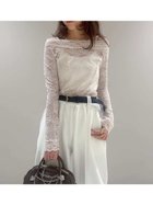 【リリーブラウン/Lily Brown】のオフショルダーレーストップス 人気、トレンドファッション・服の通販 founy(ファニー) ファッション Fashion レディースファッション Fashion for Women トップス・カットソー Cut & Sew Tops ストレッチ Stretch, Stretchy Fabric スマート Smart, Elegant フィット Fit, Slim Fit フェミニン Feminine, Girly レース Lace, Lace Fabric thumbnail PNK[066]|ID: prp329100004869542 ipo3291000000036292681