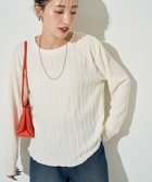 【フリークスストア/FREAK'S STORE】の限定展開 フリンジストライプロングスリーブトップス 人気、トレンドファッション・服の通販 founy(ファニー) ファッション Fashion レディースファッション Fashion for Women トップス・カットソー Cut & Sew Tops インナー Innerwear カーゴパンツ Cargo Pants, Utility Pants サテン Satin, Glossy Fabric シンプル Simple, Minimal ストライプ Stripe, Striped Pattern スラックス Slacks, Dress Pants デニム Denim, Jeans Material フリンジ Fringe, Tassel ボトム Bottoms, Lower Wear リラックス Relax, Relaxed Fit ロング Long, Long-Length ワイド Wide, Wide Fit S/S・春夏 SS, Spring/Summer, Warm Season おすすめ Recommended / Our Picks 夏 Summer エレガント 上品 Elegant 2026年 2026 thumbnail オフホワイト|ID: prp329100004869543 ipo3291000000036292686