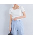 【ユナイテッドアローズ/UNITED ARROWS】のブライトリブ スクエアネック ショートスリーブ プルオーバー カットソー-制菌- 人気、トレンドファッション・服の通販 founy(ファニー) ファッション Fashion レディースファッション Fashion for Women トップス・カットソー Cut & Sew Tops カジュアルプルオーバー・ニットトップス Pullovers & Knit Tops / Casual Pullovers カットソー・ベーシックTシャツ Cut-and-Sewn Tops / Stretch Tees & Basics インナー Innerwear ウェーブ Wavy Pattern 春 Spring カットソー Cut and Sewn Top コンパクト Compact, Small Size 抗菌 Antibacterial, Bacteria-Resistant ショート Short, Short Length ジャケット Jacket, Outerwear スクエア Square, Square Shape スリーブ Sleeve, Long Sleeve / Short Sleeve デコルテ Décolleté, Neckline ボーダー Border, Stripe 羽織 Haori, Light Jacket アウトレット Outlet / Clearance おすすめ Recommended / Our Picks エレガント 上品 Elegant ビジネス 仕事 通勤 Business / Work / Commuting thumbnail OFF WHITE|ID: prp329100004869549 ipo3291000000036292817