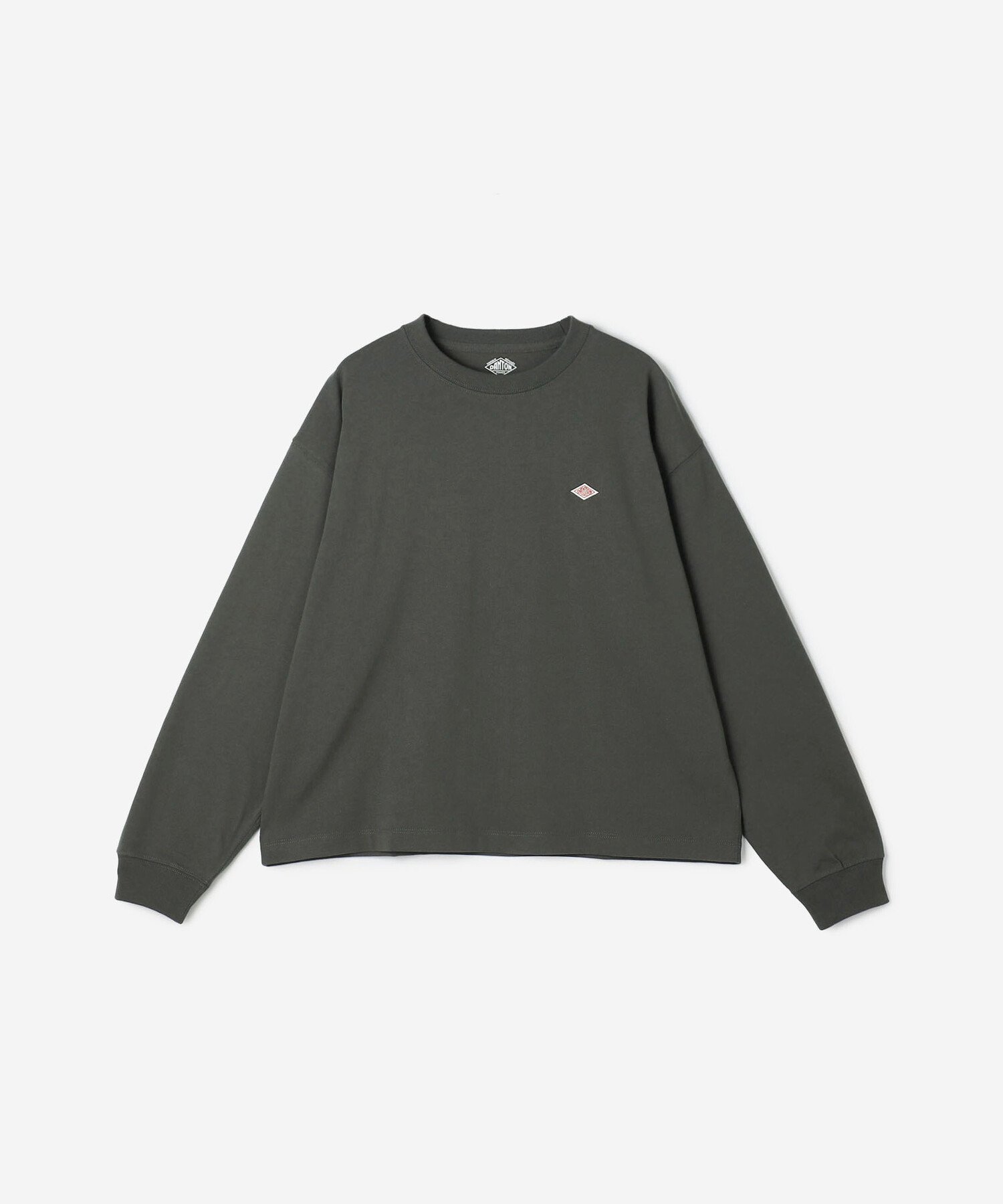 【ビショップ/Bshop】のクルーネック 長袖Tシャツ WOMEN インテリア・キッズ・メンズ・レディースファッション・服の通販 founy(ファニー) 　ファッション　Fashion　レディースファッション　Fashion for Women　トップス・カットソー　Cut & Sew Tops　シャツ・ブラウス・オフィスカジュアル　Elegant Blouses & Button-Ups　ロングTシャツ・Tシャツ　Longline T-Shirts & Tees　シンプル　Simple, Minimal　長袖　Long Sleeve, Full Sleeve　DKGREY|ID: prp329100004869554 ipo3291000000036292881