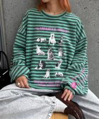 【チャオパニックティピー/CIAOPANIC TYPY】の【SOUNDS GOOOOD】プリント刺繍ヴィンテージスウェット 人気、トレンドファッション・服の通販 founy(ファニー) ファッション Fashion レディースファッション Fashion for Women トップス・カットソー Cut & Sew Tops レディースパーカー・カジュアルフーディー Casual Hoodies & Sweatshirts スウェット・クルーネックトップス Sweatshirts & Crewnecks / Relaxed Fit Sweat Tops インナー Innerwear ヴィンテージ Vintage Style ジャケット Jacket, Outerwear スウェット / スエット Sweatshirt, Sweatwear スタイリッシュ Stylish, Fashionable スラックス Slacks, Dress Pants ダウン Down, Puffer デニム Denim, Jeans Material ブルゾン Blouson, Bomber Jacket プリント Print, Printed Pattern 冬 Winter / This Winter おすすめ Recommended / Our Picks thumbnail グリーン|ID: prp329100004869559 ipo3291000000036292913