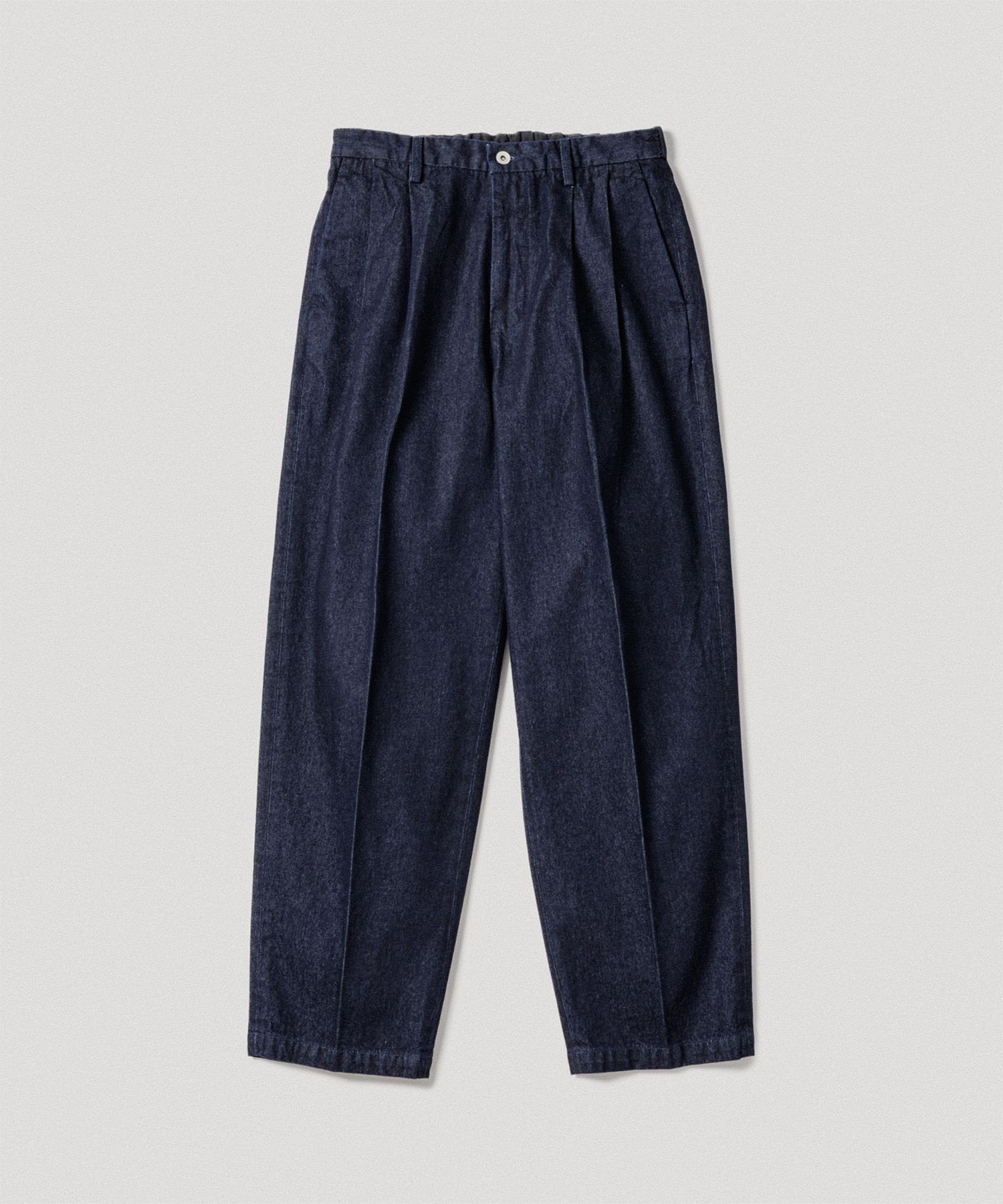 【アダム エ ロペ/ADAM ET ROPE'】のワイド イージー デニムパンツ / ADAM ET ROPE JEANS -GRID- インテリア・キッズ・メンズ・レディースファッション・服の通販 founy(ファニー) 　ファッション　Fashion　レディースファッション　Fashion for Women　パンツ　Pants & Trousers　デニムパンツ・ジーンズ・美脚デニム　Denim Jeans & Pants　ヴィンテージ　Vintage Style　クッション　Cushion, Throw Pillow　スニーカー　Sneakers, Trainers　デニム　Denim, Jeans Material　ドローコード　Drawcord, Drawstring Cord　フィット　Fit, Slim Fit　ポケット　Pocket, Pocket Detail　ワイド　Wide, Wide Fit　おすすめ　Recommended / Our Picks　エレガント 上品　Elegant　ネイビー(40)|ID: prp329100004869563 ipo3291000000036292943