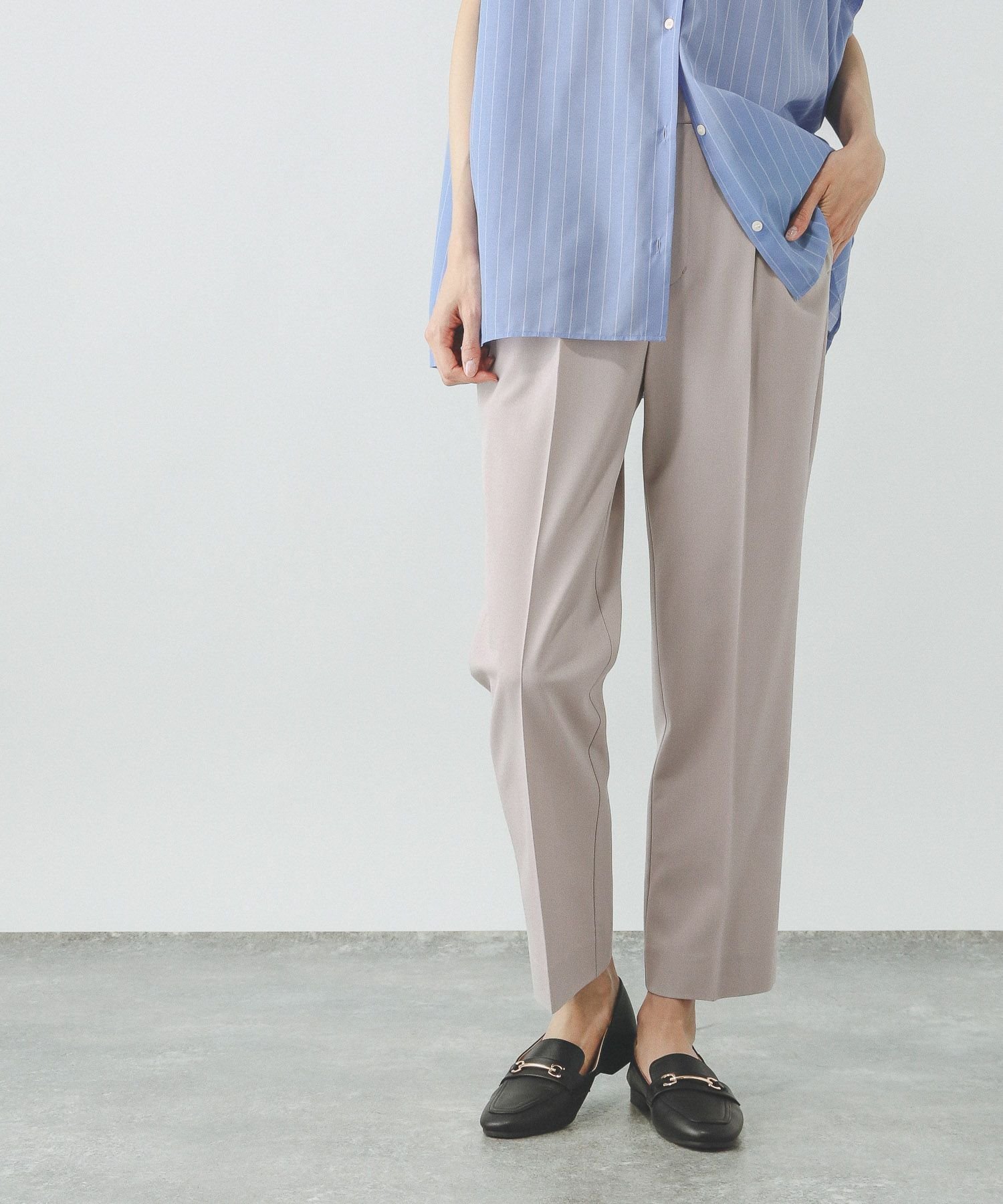 【グローバルワーク/GLOBAL WORK】のウツクシルエットDRYプレミアムテーパードパンツ/289086 インテリア・キッズ・メンズ・レディースファッション・服の通販 founy(ファニー) 　ファッション　Fashion　レディースファッション　Fashion for Women　パンツ　Pants & Trousers　キャップ　Cap, Baseball Cap　ジャケット　Jacket, Outerwear　ストレッチ　Stretch, Stretchy Fabric　セットアップ　Set-Up, Coordinated Outfit　センター　Center, Center Line　人気　Popular, Best Seller　プレミアム　Premium, High-End　ミドル　Middle Length, Mid Height　夏　Summer　グレージュ11|ID: prp329100004869567 ipo3291000000036292959