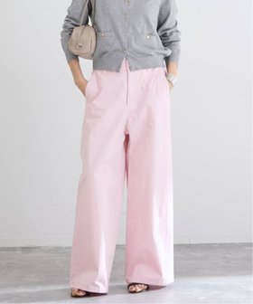 【イエナ/IENA】のコットンキャンバスバックイージーパンツ 人気、トレンドファッション・服の通販 founy(ファニー) ファッション Fashion レディースファッション Fashion for Women パンツ Pants & Trousers バッグ Bags 2026年 2026 キャンバス Canvas, Canvas Fabric ストレート Straight, Straight Cut フロント Front, Front Design ベーシック Basic, Essential リラックス Relax, Relaxed Fit |ID:prp329100004869569