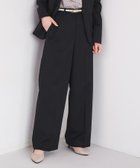 【アンタイトル/UNTITLED】の【洗える通勤スーツ】レジェールギャバ ストレッチワイドパンツ 人気、トレンドファッション・服の通販 founy(ファニー) ファッション Fashion レディースファッション Fashion for Women パンツ Pants & Trousers スーツ Business Suits & Workwear スーツパンツ・ドレスパンツ Suit Pants / Office Trousers / Dress Pants コンパクト Compact, Small Size ストレッチ Stretch, Stretchy Fabric スマート Smart, Elegant スーツ Suit, Formalwear ワイド Wide, Wide Fit 洗える Machine Washable ビジネス 仕事 通勤 Business / Work / Commuting thumbnail ブラック|ID: prp329100004869570 ipo3291000000036292970