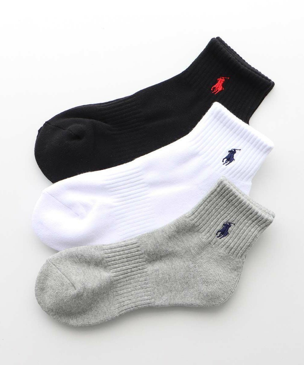 【ナイガイ/NAIGAI / MEN】の【3足セット】足底パイル アーチサポート ワンポイント ショートソックス インテリア・キッズ・メンズ・レディースファッション・服の通販 founy(ファニー) ファッション Fashion メンズファッション Fashion for Men アイビー Ivy Pattern クッション Cushion, Throw Pillow ショート Short, Short Length ソックス Socks, Hosiery ニューヨーク New York, NYC Style ワンポイント One Point, Statement Accent 03.シロ・グレー・ブラック|ID: prp329100004869738 ipo3291000000036294152