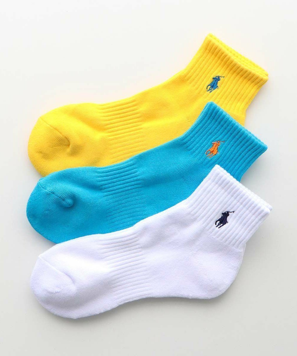 【ナイガイ/NAIGAI / MEN】の【3足セット】足底パイル アーチサポート ワンポイント ショートソックス インテリア・キッズ・メンズ・レディースファッション・服の通販 founy(ファニー) ファッション Fashion メンズファッション Fashion for Men アイビー Ivy Pattern クッション Cushion, Throw Pillow ショート Short, Short Length ソックス Socks, Hosiery ニューヨーク New York, NYC Style ワンポイント One Point, Statement Accent 04.黄色・青・シロ|ID: prp329100004869738 ipo3291000000036294153