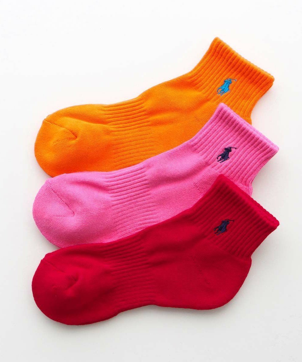 【ナイガイ/NAIGAI / MEN】の【3足セット】足底パイル アーチサポート ワンポイント ショートソックス インテリア・キッズ・メンズ・レディースファッション・服の通販 founy(ファニー) ファッション Fashion メンズファッション Fashion for Men アイビー Ivy Pattern クッション Cushion, Throw Pillow ショート Short, Short Length ソックス Socks, Hosiery ニューヨーク New York, NYC Style ワンポイント One Point, Statement Accent 05.ピンク・赤・オレンジ|ID: prp329100004869738 ipo3291000000036294154