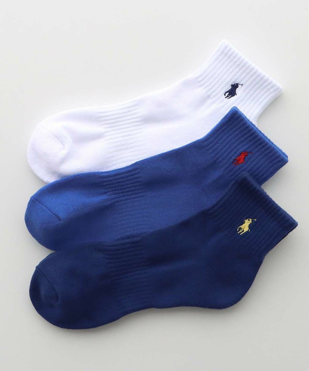 【ナイガイ/NAIGAI / MEN】の【3足セット】足底パイル アーチサポート ワンポイント ショートソックス インテリア・キッズ・メンズ・レディースファッション・服の通販 founy(ファニー) ファッション Fashion メンズファッション Fashion for Men アイビー Ivy Pattern クッション Cushion, Throw Pillow ショート Short, Short Length ソックス Socks, Hosiery ニューヨーク New York, NYC Style ワンポイント One Point, Statement Accent 09.シロ・ブルー・薄紺|ID: prp329100004869738 ipo3291000000036294157
