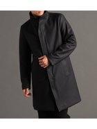 【ニコル/NICOLE / MEN】のダウンファブリックカルゼ スタンドカラーコート 人気、トレンドファッション・服の通販 founy(ファニー) ファッション Fashion メンズファッション Fashion for Men スタンド Stand Collar, Upright Stand スマート Smart, Elegant スリム Slim, Slim Fit ダウン Down, Puffer パウダー Powder, Soft Tone プリント Print, Printed Pattern ポケット Pocket, Pocket Detail ワイヤー Wire, Wired Bra 防寒 Cold Protection, Winter-Ready thumbnail 49ブラック|ID: prp329100004869743 ipo3291000000036294177