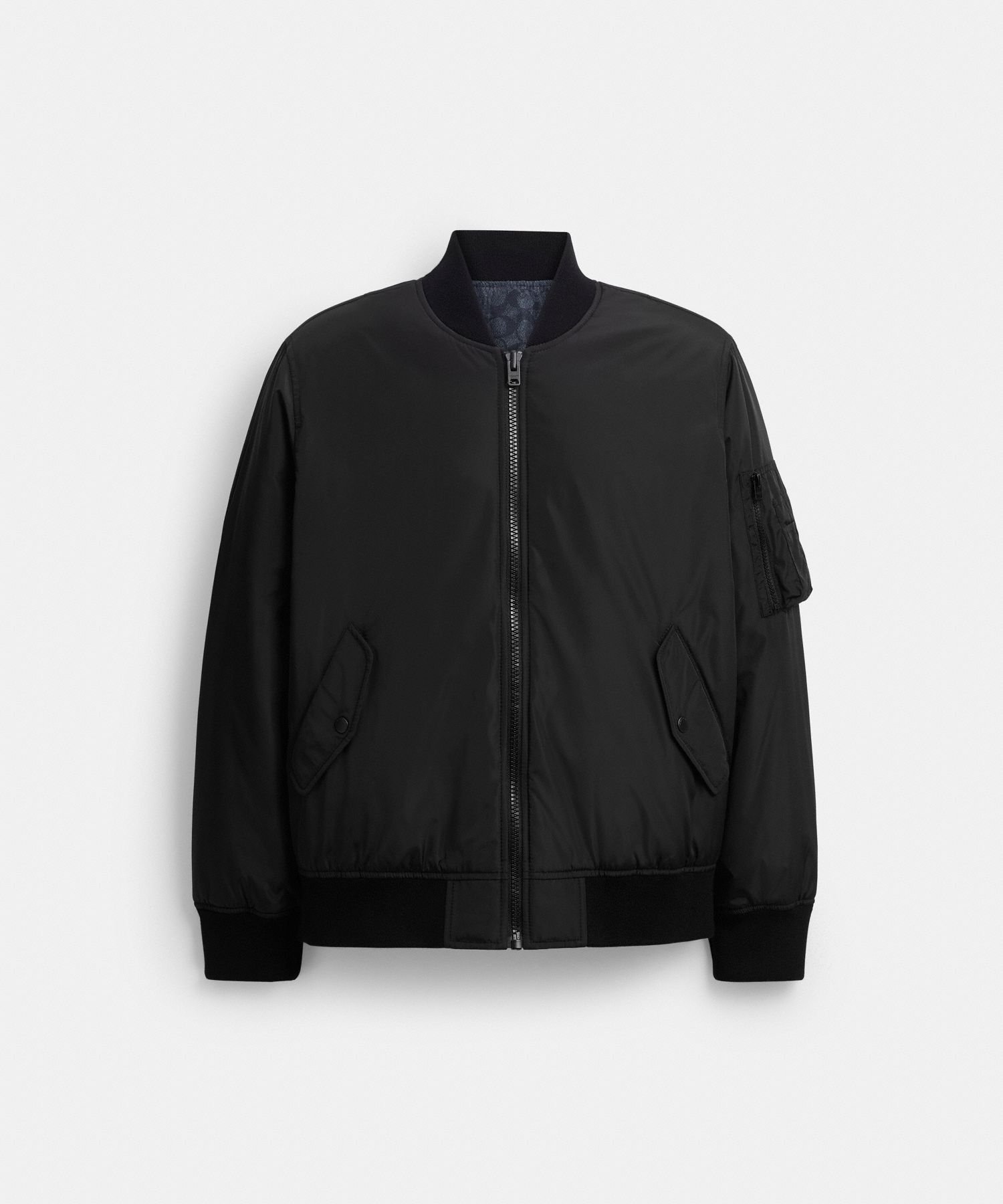 【コーチ/COACH / MEN】の【公式】リバーシブル MA-1 ジャケット インテリア・キッズ・メンズ・レディースファッション・服の通販 founy(ファニー) ファッション Fashion メンズファッション Fashion for Men アウトレット Outlet / Clearance シューズ Shoes, Footwear ジップ Zip, Zipper ジャケット Jacket, Outerwear フラップ Flap, Flap Pocket フロント Front, Front Design ポケット Pocket, Pocket Detail メンズ Men's, Menswear リバーシブル Reversible, Two-Sided 無地 Plain, Solid Color 財布 Wallet, Purse BLACK|ID: prp329100004869750 ipo3291000000036294209