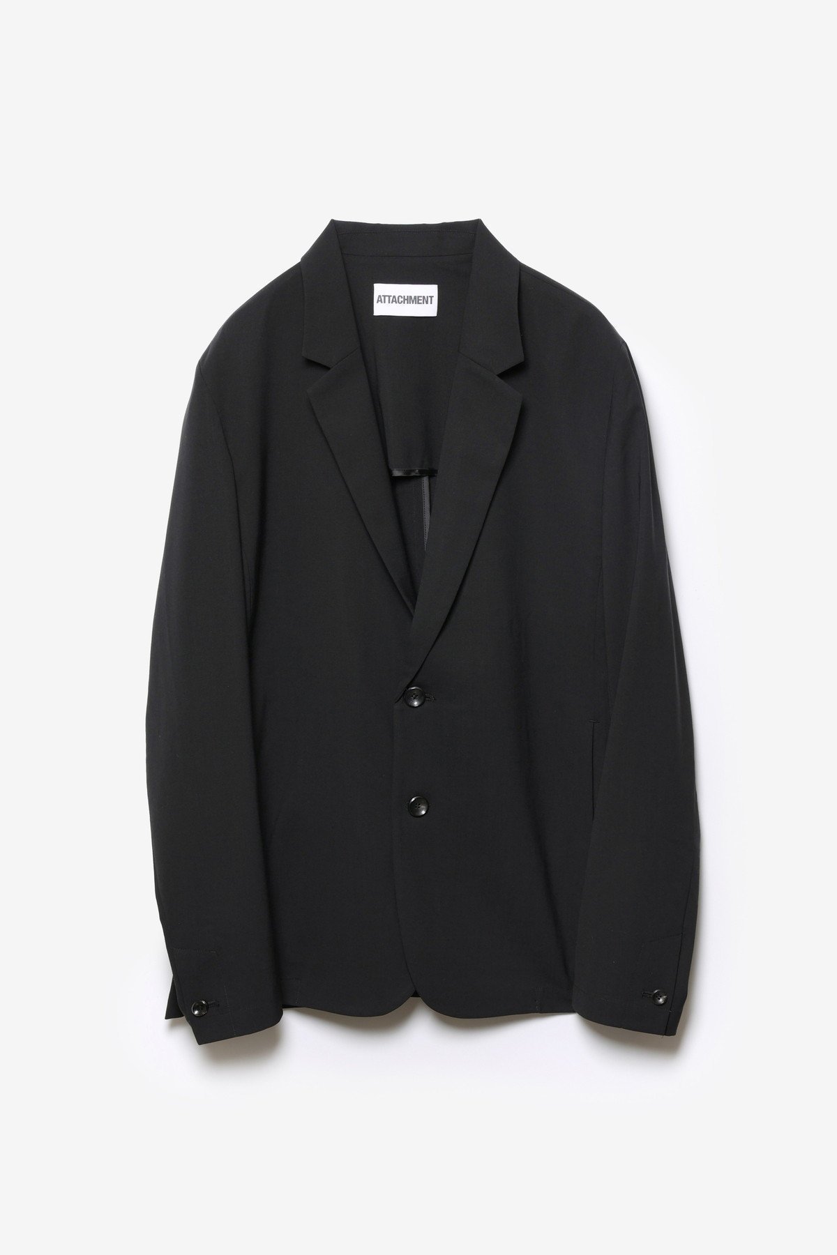 【アタッチメント/ATTACHMENT / MEN】のウール/トリアセテート ストレッチトロ 2Bジャケット インテリア・キッズ・メンズ・レディースファッション・服の通販 founy(ファニー) 　ファッション　Fashion　メンズファッション　Fashion for Men　サマー　Summer, Summer Style　ジャケット　Jacket, Outerwear　ストレッチ　Stretch, Stretchy Fabric　ポケット　Pocket, Pocket Detail　定番　Standard, Basic Item　BLACK|ID: prp329100004869769 ipo3291000000036294339