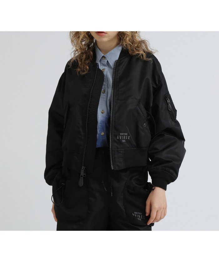 【アヴィレックス/AVIREX】のSHORT LIGHT MA-1/ショートMA-1 インテリア・キッズ・メンズ・レディースファッション・服の通販 founy(ファニー) https://founy.com/ ファッション Fashion レディースファッション Fashion for Women アウター Coat / Outerwear Collection MA-1ジャケット MA-1 Bomber Jackets / Flight Jackets ショート Short, Short Length ベスト Vest, Waistcoat ミリタリー Military, Army Style リバーシブル Reversible, Two-Sided |ID: prp329100004869777 ipo3291000000036294386