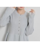 【クチュール ブローチ/Couture Brooch】の【大人かわいい・洗える】ペプラムニットカーディガン 人気、トレンドファッション・服の通販 founy(ファニー) ファッション Fashion レディースファッション Fashion for Women トップス・カットソー Cut & Sew Tops ニット Knit Tops & Sweaters カーディガン・羽織り Layered Style Cardigans 2026年 2026 インナー Innerwear カーディガン Cardigan, Knitwear スマート Smart, Elegant ペプラム Peplum, Flared Hem レース Lace, Lace Fabric 洗える Machine Washable thumbnail サックスブルー|ID: prp329100004869800 ipo3291000000036333093