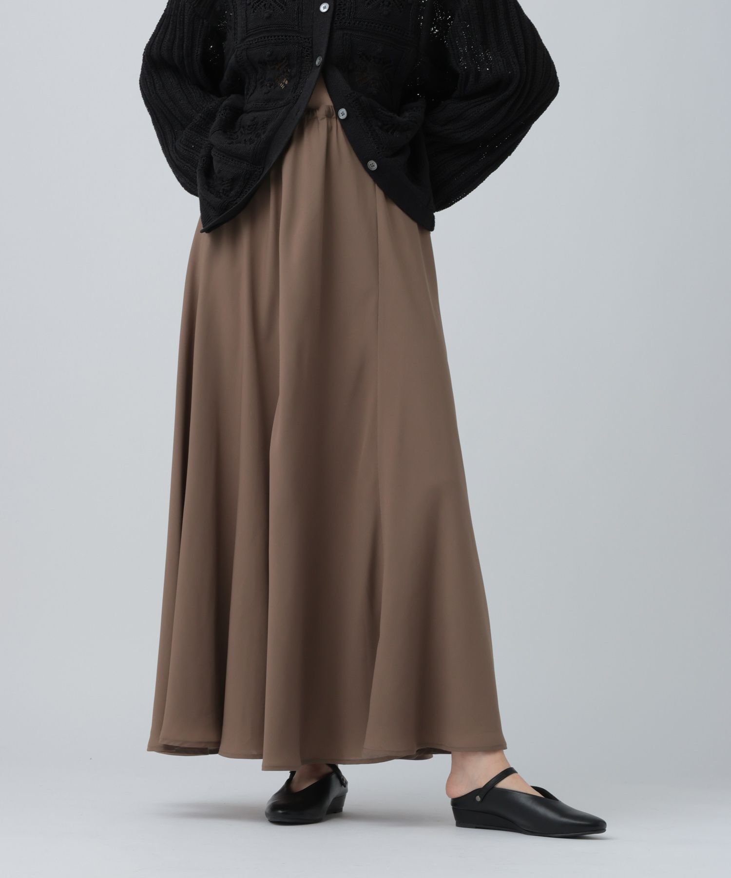 【レプシィム ローリーズファーム/LEPSIM LOWRYS FARM】のバイアスフレアスカート インテリア・キッズ・メンズ・レディースファッション・服の通販 founy(ファニー) ファッション Fashion レディースファッション Fashion for Women スカート Skirts Aライン・フレアスカート A-Line & Flared Skirts デニム Denim, Jeans Material バイアス Bias, Diagonal Cut フレア Flare, Flared モカ54|ID: prp329100004869805 ipo3291000000036294586