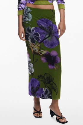 【デシグアル/Desigual】のオーキッドミディタイトスカート by クリスチャン・ラクロワ 人気、トレンドファッション・服の通販 founy(ファニー) ファッション Fashion レディースファッション Fashion for Women スカート Skirts カラフル Colorful Design シューズ Shoes, Footwear デニム Denim, Jeans Material パターン Pattern, Design Print パッチワーク Patchwork, Mixed Fabric プリント Print, Printed Pattern メンズ Men's, Menswear |ID:prp329100004869811