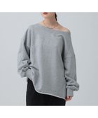 【レプシィム ローリーズファーム/LEPSIM LOWRYS FARM】のオフショルプルオーバー 人気、トレンドファッション・服の通販 founy(ファニー) ファッション Fashion レディースファッション Fashion for Women トップス・カットソー Cut & Sew Tops カジュアルプルオーバー・ニットトップス Pullovers & Knit Tops / Casual Pullovers おすすめ Recommended / Our Picks インナー Innerwear カットオフ Cut-Off Design シンプル Simple, Minimal デニム Denim, Jeans Material 春 Spring thumbnail グレー15|ID: prp329100004870113 ipo3291000000036296677
