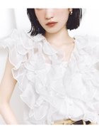 【スナイデル/SNIDEL】の【WEB限定カラーあり】ノースリフリルブラウス 人気、トレンドファッション・服の通販 founy(ファニー) ファッション Fashion レディースファッション Fashion for Women トップス・カットソー Cut & Sew Tops シャツ・ブラウス・オフィスカジュアル Elegant Blouses & Button-Ups インナー Innerwear ウェーブ Wavy Pattern 今季 This Season, Current Season シアー Sheer, See-Through ストレート Straight, Straight Cut スマート Smart, Elegant トレンド Trend, Trending Now ドット Polka Dot, Dot Pattern 人気 Popular, Best Seller フィット Fit, Slim Fit フリル Frill, Ruffle ミックス Mix, Mixed Style 無地 Plain, Solid Color ラベンダー Lavender リボン Ribbon, Bow ロマンティック Romantic, Feminine Style おすすめ Recommended / Our Picks thumbnail IVR[003]|ID: prp329100004870881 ipo3291000000036306774