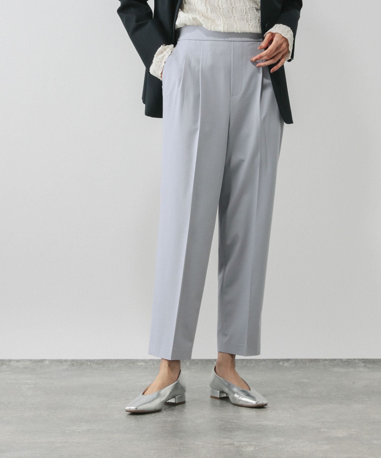 【グローバルワーク/GLOBAL WORK】のウツクシルエットテーパードパンツ/581006 インテリア・キッズ・メンズ・レディースファッション・服の通販 founy(ファニー) 　ファッション　Fashion　レディースファッション　Fashion for Women　パンツ　Pants & Trousers　春　Spring　ジップ　Zip, Zipper　ジャケット　Jacket, Outerwear　ストレッチ　Stretch, Stretchy Fabric　セットアップ　Set-Up, Coordinated Outfit　センター　Center, Center Line　ダブル　Double, Double-Breasted　ツイル　Twist, Twisted Detail　定番　Standard, Basic Item　人気　Popular, Best Seller　フォーマル　Formal, Dressy　フラット　Flat, Flat Shoes　フロント　Front, Front Design　ポケット　Pocket, Pocket Detail　リラックス　Relax, Relaxed Fit　おすすめ　Recommended / Our Picks　セレモニー　Ceremony　サックスブルー80|ID: prp329100004870931 ipo3291000000036308238