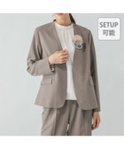 【グローバルワーク/GLOBAL WORK】のウツクシルエットノーカラージャケット/133613 人気、トレンドファッション・服の通販 founy(ファニー) ファッション Fashion レディースファッション Fashion for Women アウター Coat / Outerwear Collection レディースジャケット・軽アウター Jackets ノーカラージャケット / シンプル上品コーデ Collarless Jackets ジャケット Jacket, Outerwear ダブル Double, Double-Breasted フレア Flare, Flared ワイド Wide, Wide Fit thumbnail グレイッシュモカ54|ID: prp329100004871015 ipo3291000000036308903