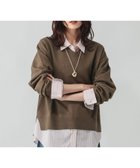 【グローバルワーク/GLOBAL WORK】のドライタッチVネックプルオーバー長袖/634083 人気、トレンドファッション・服の通販 founy(ファニー) ファッション Fashion レディースファッション Fashion for Women トップス・カットソー Cut & Sew Tops カジュアルプルオーバー・ニットトップス Pullovers & Knit Tops / Casual Pullovers Vネックトップス V-Neck Tops / V-Cut Neckline Shirts おすすめ Recommended / Our Picks アンサンブル Ensemble Set カーディガン Cardigan, Knitwear スリット Slit, Slit Detail バランス Balance, Style Balance ワイド Wide, Wide Fit ビジネス 仕事 通勤 Business / Work / Commuting 旅行 Travel 春 Spring 洗える Machine Washable 長袖 Long Sleeve, Full Sleeve thumbnail ブラウン58|ID: prp329100004871036 ipo3291000000036323869