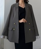 【ジュノア/JUNOAH】のLouere フリルレイヤードデザインジャケット 人気、トレンドファッション・服の通販 founy(ファニー) ファッション Fashion レディースファッション Fashion for Women アウター Coat / Outerwear Collection レディースジャケット・軽アウター Jackets thumbnail ダークグレー|ID: prp329100004871421 ipo3291000000036315588