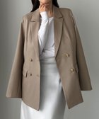 【ジュノア/JUNOAH】のLouere ゴールドボタンジャケット 人気、トレンドファッション・服の通販 founy(ファニー) ファッション Fashion レディースファッション Fashion for Women アウター Coat / Outerwear Collection レディースジャケット・軽アウター Jackets thumbnail ライトグレージュ|ID: prp329100004871443 ipo3291000000036315874