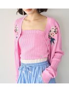 【リリーブラウン/Lily Brown】の【LILY BROWN×KEITA MARUYAMA】エンブロイダリーカーディガン 人気、トレンドファッション・服の通販 founy(ファニー) ファッション Fashion レディースファッション Fashion for Women トップス・カットソー Cut & Sew Tops カーディガン・羽織り Layered Style Cardigans ヴィンテージ Vintage Style スマート Smart, Elegant チェリー Cherry, Cherry Pattern モチーフ Motif, Design Theme ロマンティック Romantic, Feminine Style thumbnail PNK[066]|ID: prp329100004871848 ipo3291000000036323999